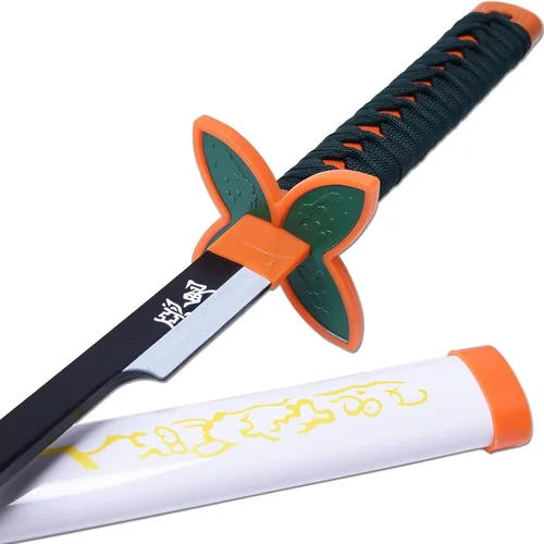 Vista 71 de ziqing Espada para cosplay de Demon Slayer hecha a mano, Katana de 31 pulgadas con múltiples estilos para elegir