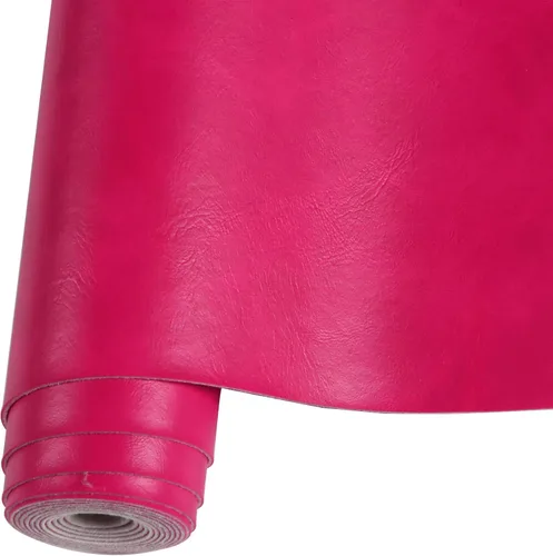 Vista 15 de Rollo de piel sintética color liso negro de 12 x 53 pulgadas, material para hacer manualidades, hacer manualidades, aretes de cuero, lazos, costura