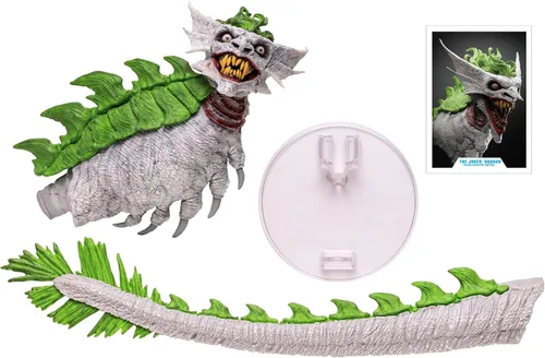 Vista 6 de McFarlane Toys DC Multiverse The Joker Dragon Dark Nights Vehículo de acción de metal DC Multiverse Comic Figura de vehículo de 7 pulgadas Dark