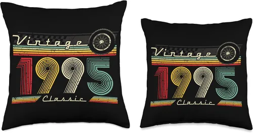 Vista 3 de 1995 vintage birthday retro Limited Edition men woman gift Throw Pillow