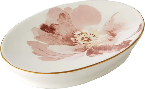 Vista 2 de SKL Home Jabonera floral brumosa, rosa