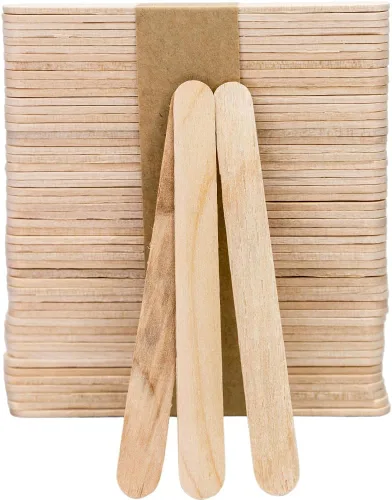 Vista 3 de NERTHUS FIH 1299 Moldes de silicona para helado con 50 palos de madera, hechos de silicona, dulces caseros fáciles y divertidos