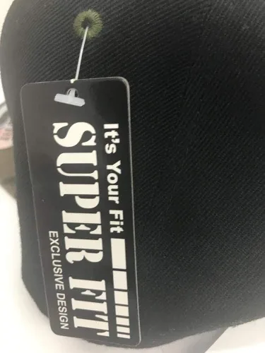 Vista 2 de Gorra personalizada con seis paneles de visera plana con letras de graffiti cortadas con láser, hecho a medida, cómodo y único, gran regalo, una
