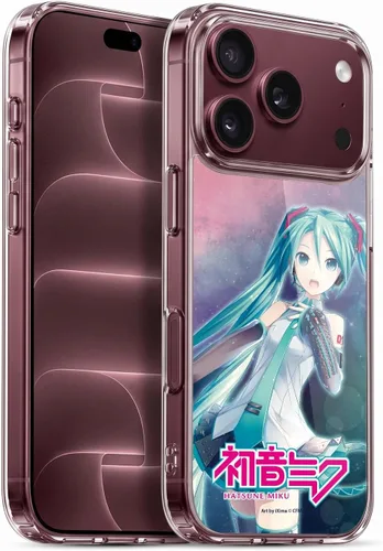 Vista 87 de Head Case Designs Licencia Oficial Hatsune Miku Gráficos Lindos Carcasa de Gel [Protección de Grado Militar] Compatible con Apple iPhone 7 CUTE