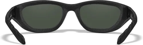 Vista 4 de Wiley X Airrage - Marco negro brillante con lentes de espejo polarizadas