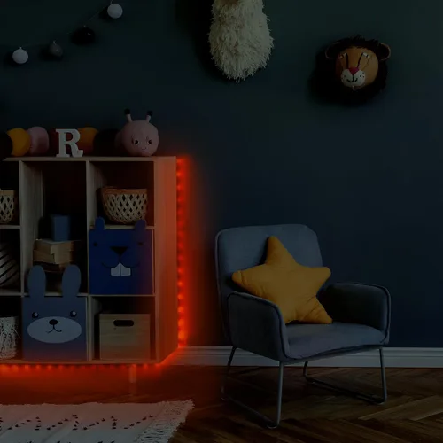 Vista 2 de XTREME Paquete de 2 luces LED multicolor Monster de 6.5 pies, aplicación inteligente, ajustes personalizables, fácil montaje