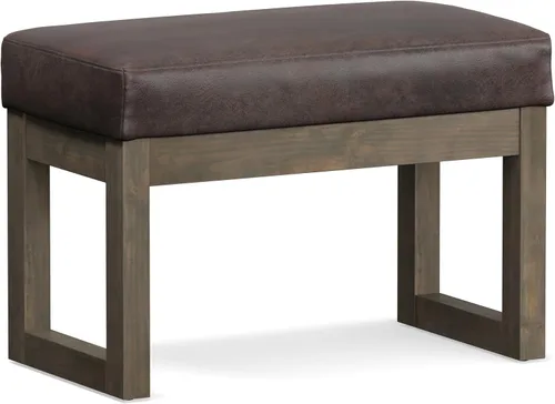 Vista 23 de SIMPLIHOME Milltown - Reposapiés rectangular (26.0 in de ancho) contemporáneo