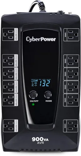 Vista 11 de UPS con visor LCD CyberPower AVRG900LCD 900 VA 750VA Negro