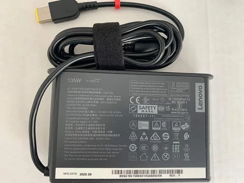 Vista 4 de Lenovo P/N: 4X20Q88539 Adaptador de CA delgado de 135 W para Lenovo G510, G5005, Y50-70, Y50P-70, Y520-15, Y700-14, Y700-17, Y70-70 - Caja al por