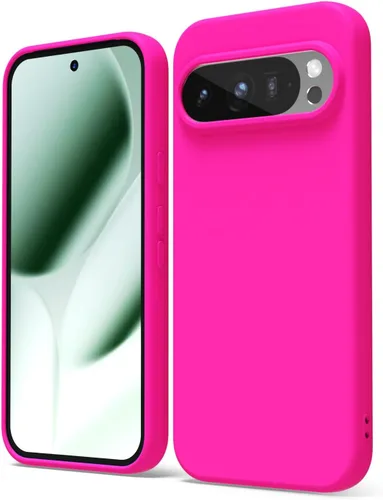 Vista 18 de oakxco para Google Pixel 6A Funda de teléfono de silicona líquida, diseño estético lindo y delgado para mujer y niña, cubierta de gel suave, lisa