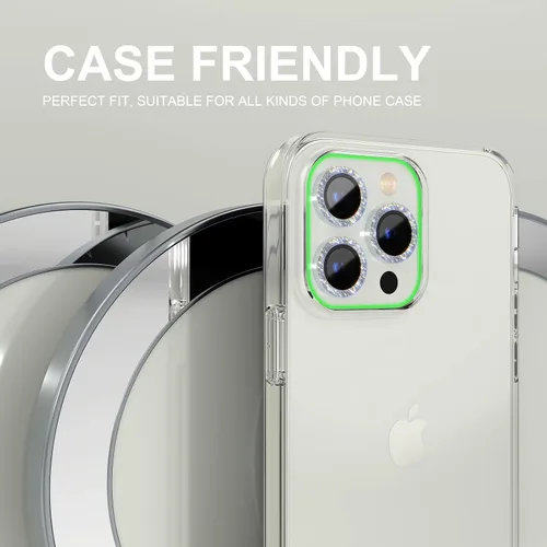 Vista 86 de Choiche Compatible para iPhone 16 Pro/iPhone 16 Pro Max Protector de Lente de Cámara, Vidrio Templado 9H Protector de Pantalla de Cubierta de Cámara