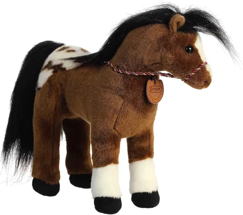 Vista 3 de Aurora® Exquisito animal de peluche Breyer® Showstoppers Appaloosa - Detalles realistas - Juego imaginativo - Marrón 13 pulgadas