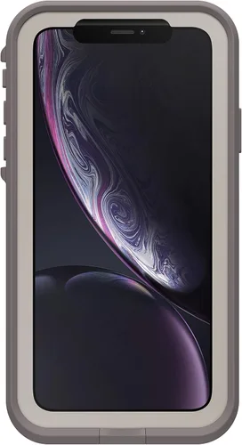 Vista 5 de LifeProof Funda para iPhone XR serie FRē – Body Surf (cemento/gargoyl/océano hawaiano), impermeable IP68, protector de pantalla integrado
