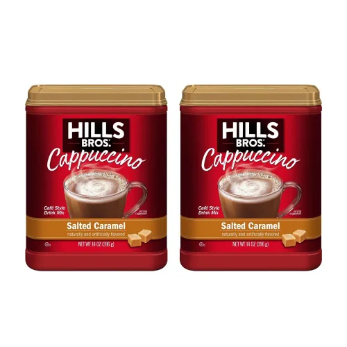 Vista 32 de Hills Bros. Café con Sabor (Cappuccino clásico, 14 onzas (paquete de 2))