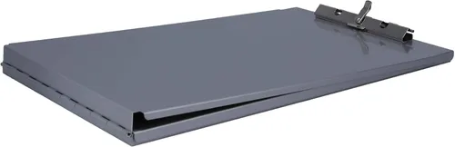 Vista 8 de Sujetador de formularios de aluminio reciclado Saunders, Aluminio, gris