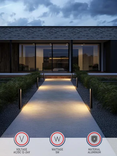 Vista 7 de LEONLITE 5CCT - Luces de paisaje de bajo voltaje, luces LED antirreflejos de 5 W, carcasa de aluminio fundido a presión, impermeable IP65