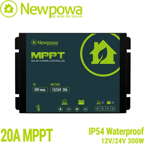 Vista 7 de Newpowa Kit de panel solar portátil de 200W con estuche de soporte ajustable, panel plegable de 200 vatios 12 voltios + controlador MPPT de 20A +