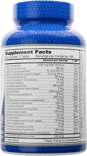 Vista 2 de Multi Men 100 Tabletas - Suplemento dietético - Vitaminas y Minerales - Hierbas - Aminoácidos - Antioxidantes