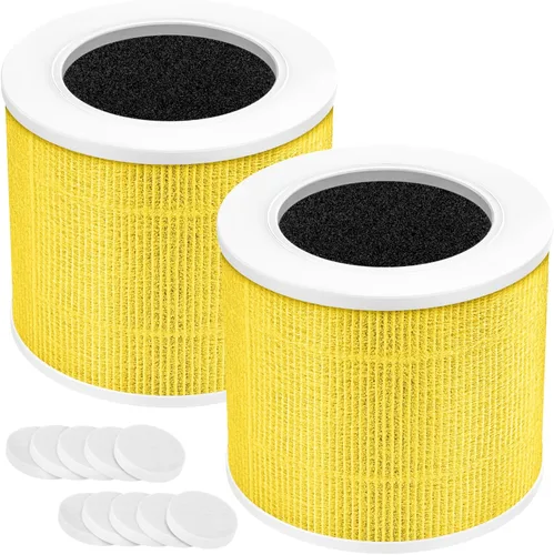 Vista 8 de Filtro de Repuesto Core Mini Compatible con Purificador de Aire LEVOIT Core Mini, Core Mini-P, Reemplaza la Parte #Core Mini-RF, 2 Filtros y 10