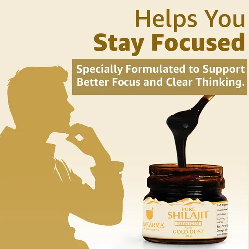 Vista 5 de Upakarma Ayurveda - Resina pura suave de Shilajit/Shilajeet con cuchara, fuente natural de ácido fúlvico y oligominerales, paquete 1