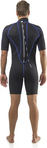 Vista 2 de Cressi Shorty - Traje de neopreno para hombre para actividades acuáticas en aguas cálidas, neopreno premium Tortuga de 0.098 in