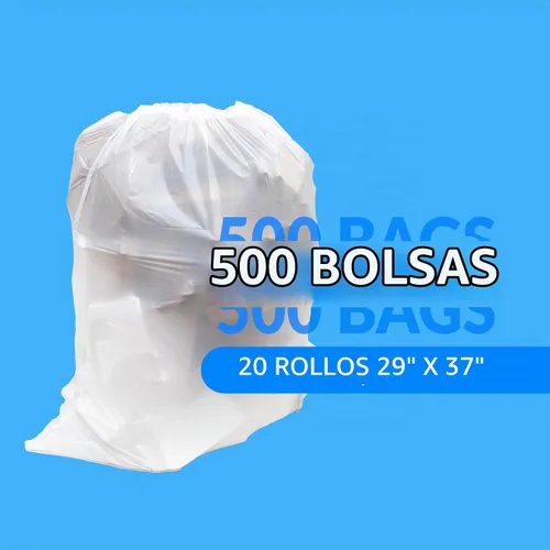 Vista 2 de Reli. SuperValue - Bolsas de basura transparentes de 16 a 25 galones (500 unidades a granel)