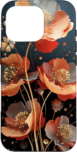 Vista 20 de Red Poppies Flowers In A Field Case for iPhone 16