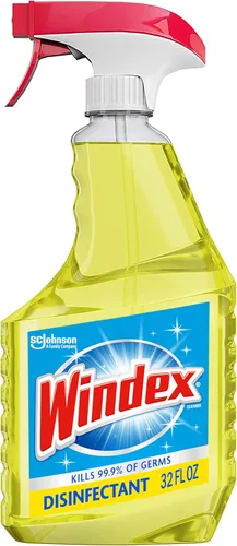 Vista 11 de Windex Refill - Spray desinfectante limpiador multiusos, botella hecha de plástico 100% reciclado, aerosol de limpieza de superficies, aroma cítrico