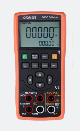 Vista 2 de Victor/RuoShui Calibración multifunción 11+ Calibrador de proceso multifuncional profesional de corriente y voltaje Fuente de señal de proceso
