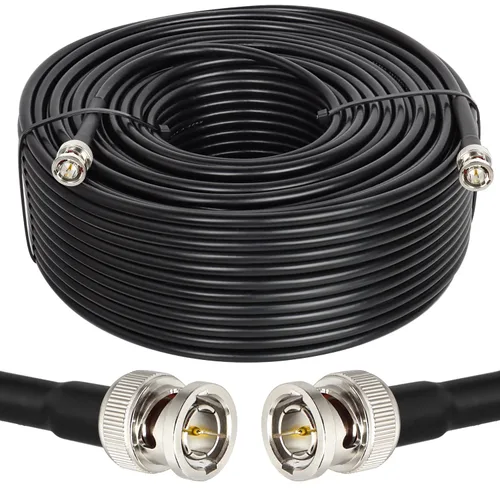 Vista 21 de XRDS -RF Cable SDI de 1 pie, cable de video digital macho BNC 75 ohmios RG59 BNC Cables soporta HD-SDI/3G/6G-SDI/4K/8K (2PCS)