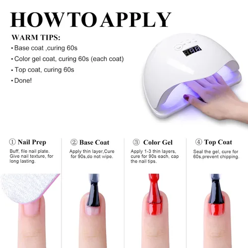 Vista 6 de Esmalte de uñas de gel, 1 unidad de 0.5 onzas líquidas, esmalte de uñas de gel rosa transparente colorido con purpurina, esmalte de uñas en gel que