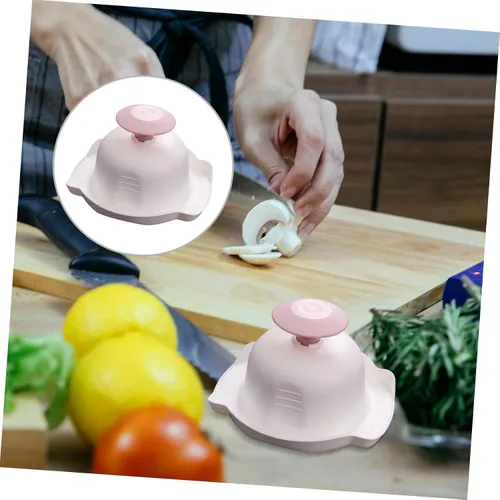 Vista 2 de Cabilock Herramientas de protección de dedos 2 unids protectores de dedos de cocina para cortar el soporte de seguridad alimentaria fácil limpiar