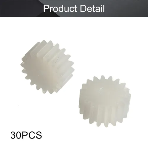 Vista 5 de Othmro Engranajes de plástico 18 dientes modelo 182A engranaje de reducción engranajes de gusano de plástico para RC coche robot motor