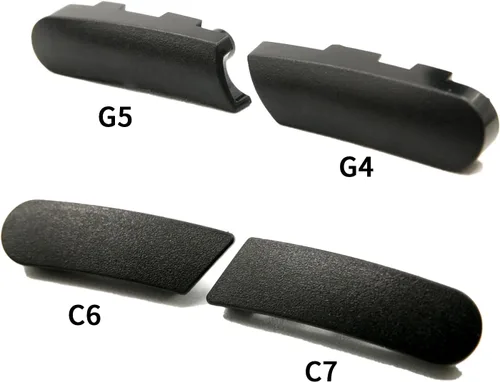 Vista 2 de Nueva cubierta lateral para llave lateral (G4 G5 C6 C7) con patas de ratón de repuesto para mouse Logitech G Pro Wireless Gaming Mouse