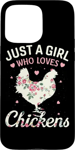 Vista 31 de Just A Girl Who Loves Chickens, Floral Farmer Girl Case for iPhone 17