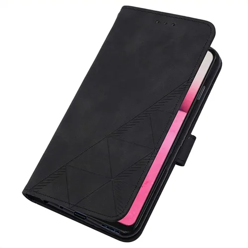 Vista 5 de LEMAXELERS Funda tipo cartera para Redmi Note 11 Pro, Redmi Note 11 Pro con tapa magnética de piel sintética con tarjetero y función atril, funda