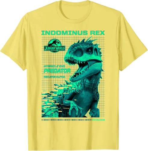 Vista 43 de Jurassic World Indominus Rex Hybrid Predator T-Shirt Small Negro