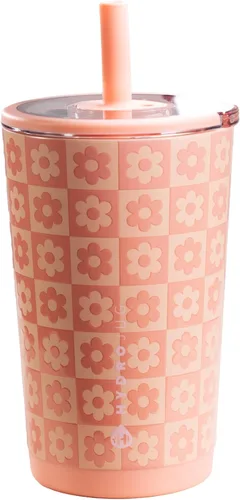 Vista 21 de HydroJug Everyday Tumbler 20 oz – Ceramic-Lined Insulated Tumbler with Straw and Soft-Touch Lid, Cup Holder Friendly, Double-Wall Vacuum Insulation