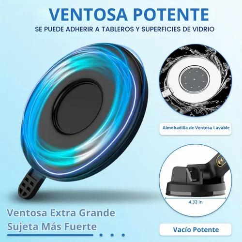 Vista 6 de WUITIN Soporte de teléfono para camión, soporte para teléfono de automóvil, soporte para parabrisas de salpicadero de teléfono de 16.9 pulgadas