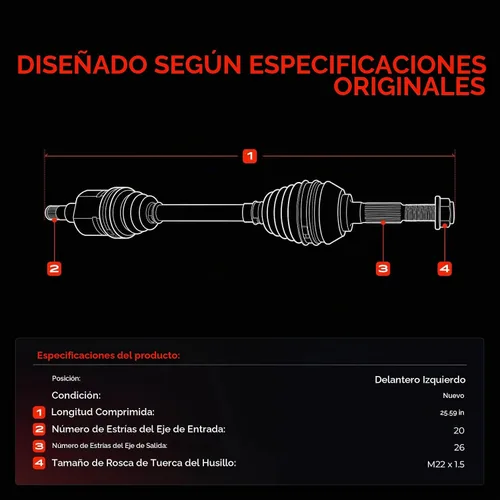 Vista 3 de A-Premium Juego de eje de transmisión compatible con Toyota Corolla L LE XLE 2020-2021 1.8L, transmisión automática CVT, lado del conductor