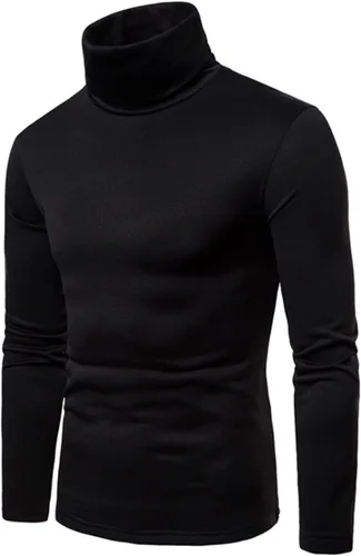 Vista 2 de MAQUIDE Men's Casual Slim Fit Basic Tops Knitted Thermal Turtleneck Pullover Sweater