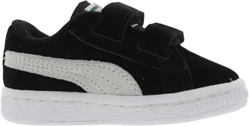 Vista 2 de PUMA Tenis unisex de gamuza con 2 correas para niño, NegroBlanco