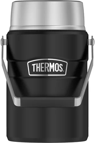 Vista 28 de THERMOS Stainless King Tarro de alimentos aislado al vacío con cuchara, 16 onzas, verde militar