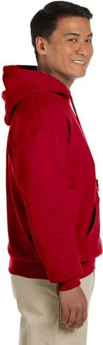 Vista 4 de Gildan Heavy Blend 8 oz. 5050 Hood (G185) Rojo cereza, Cherry Red