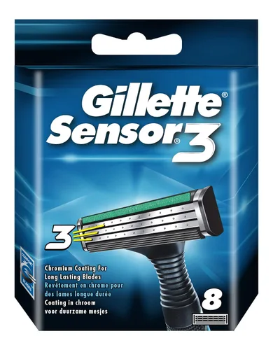 Vista 2 de Gillette Cuchillas de afeitar Sensor3 para hombre