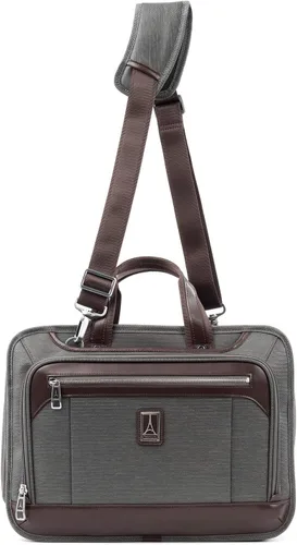 Vista 7 de Travelpro Platinum Elite - Maletín de negocios expandible de 16 pulgadas, Gris Vintage, 16 - pulgadas, Platinum Elite - Maletín de negocios