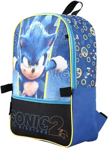 Vista 3 de Sonic the Hedgehog - Juego de mochila de 5 piezas Multicolor osfa