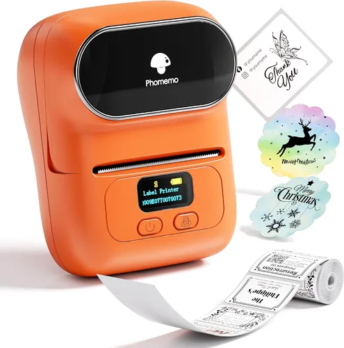 Vista 15 de Phomemo Etiquetadoras M110, impresora térmica portátil Bluetooth con Negro