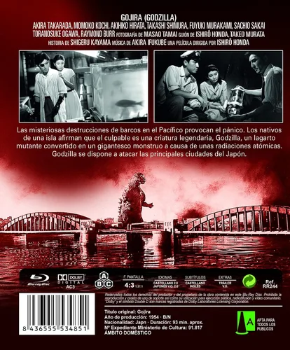 Vista 2 de Godzilla, Japón bajo el terror del monstruo (Bd-R) (Blu-ray) Blu-ray