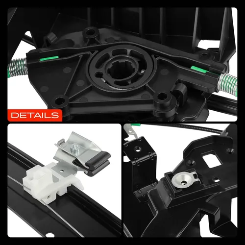 Vista 9 de A-Premium Elevalunas Eléctrico Delantero Lado Del Conductor Sin Motor